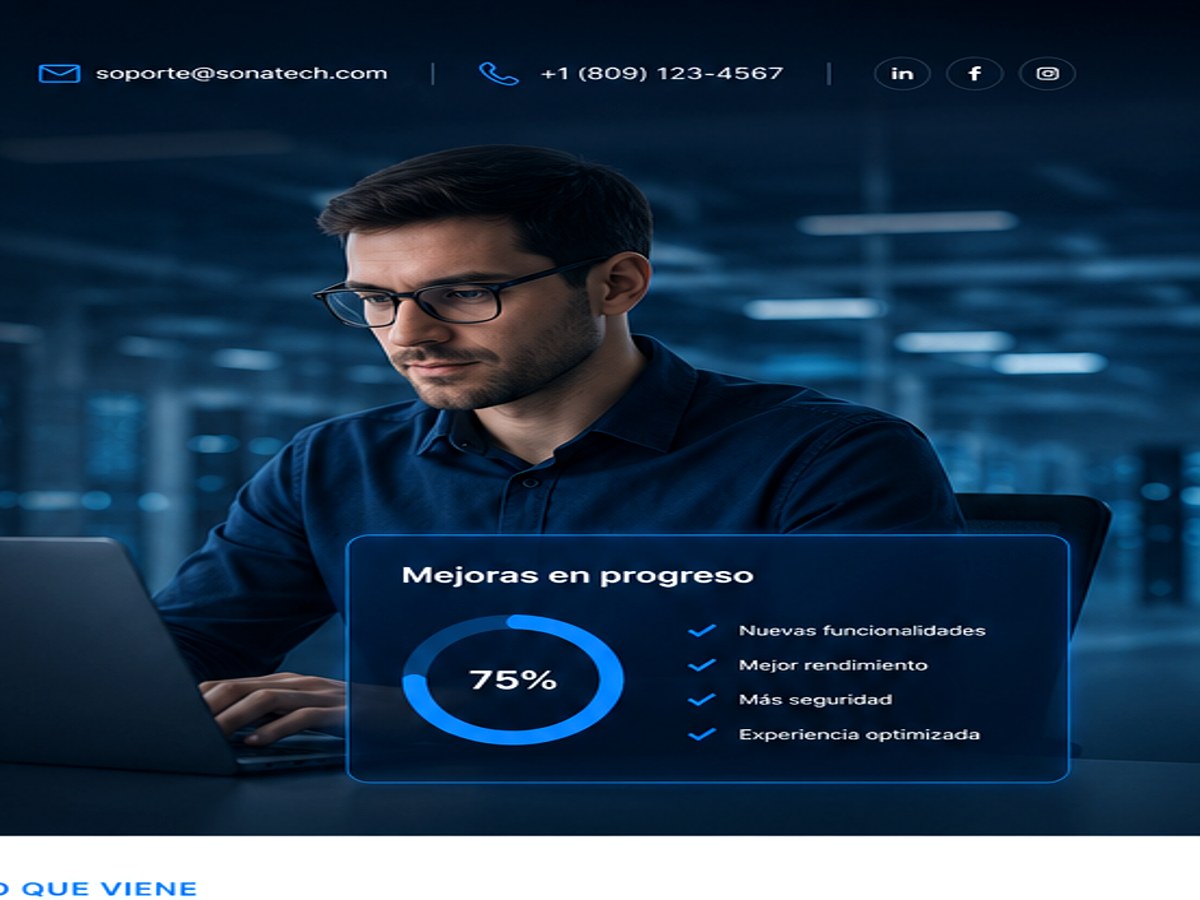 Equipo SONATECH trabajando en nuevas mejoras